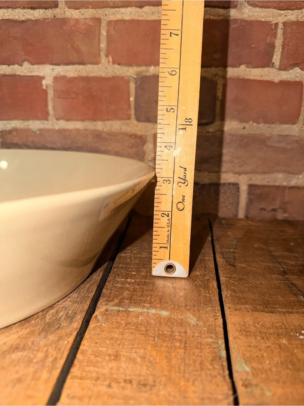 Pampered Chef Versatile Cream Ceramic Serving Bowl Large Cooking Made USA